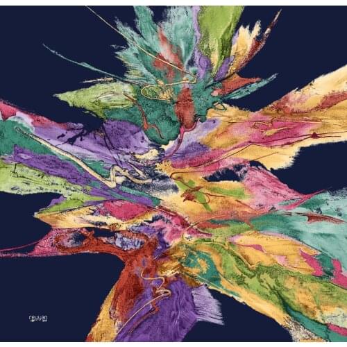 REYYAN SILK TEXTURED OYALIK WRITING PATTERN-14651-RENK-30