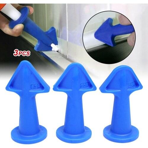 Silicone Remover Caulk Finisher Sealant Smooth Scraper Grout Kit Tools Glue Nozzle Cleaning Tile Dirt Tool Spatula Glue Shovel 2