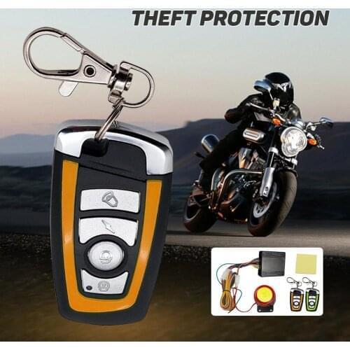 Motorcycle Alarm System Anti-theft Security Alarm Protection Remote Control 150M Universal Scooter Chopper Motor Bike