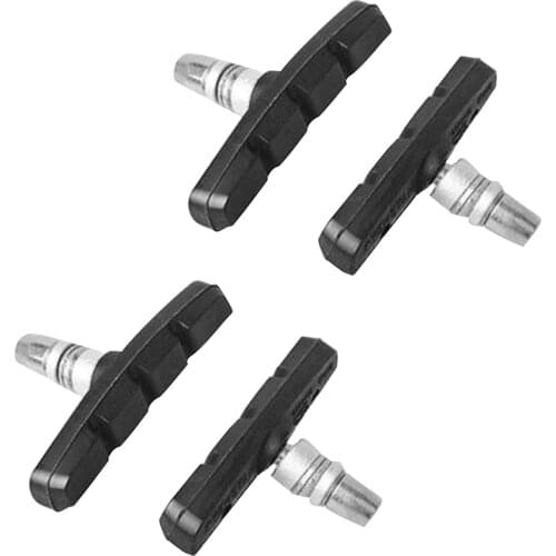 4pcs/set MTB Mountain Bike Brake Blocks Durable Rubber Bicycle V-brake Shoes Pads Riding Cycling Accessories