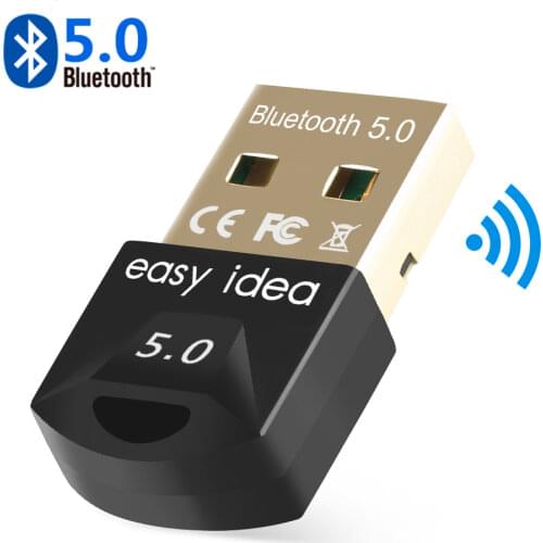USB Bluetooth 5.0 Bluetooth 5.0 Adapter Receiver Wireless Bluethooth Dongle 4.0 Music Mini Bluthooth Transmitter For PC Computer
