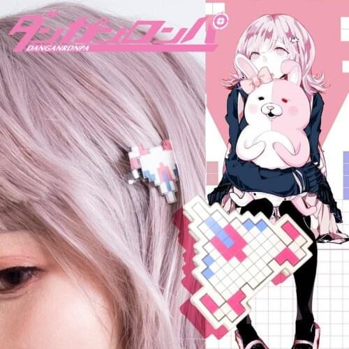1pc Anime Danganronpa Nanami ChiaKi Hair Clip Cosplay Accessorie Danganronpa Cute Plane Hairpin Props