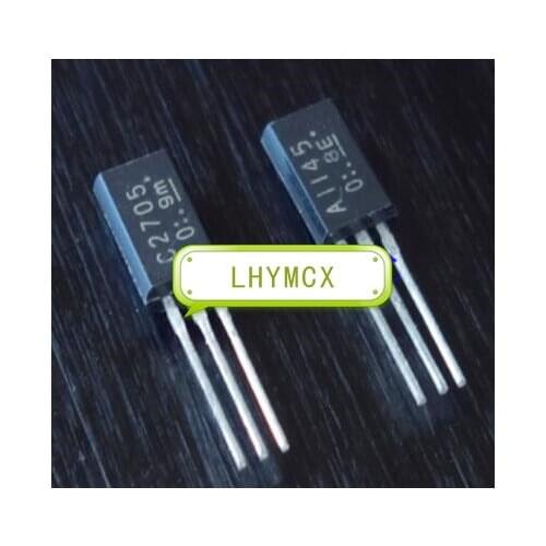 40 piezas 20 par A1145 2SA1145 y C2705 2SC2705