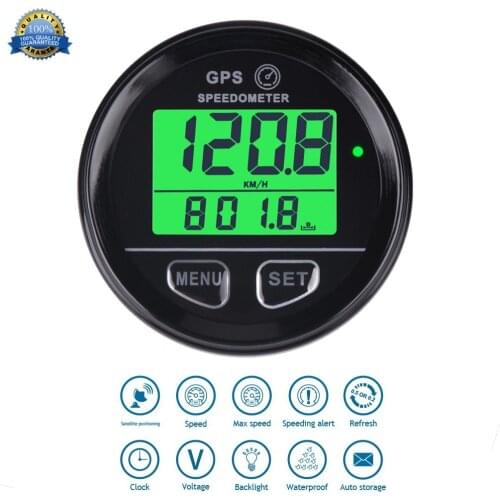 GPS Speedometer Digital Searon Speed Meter Counter Waterproof High Speed Recall For ATV UTV Motorcycle Automobile Motor SM001