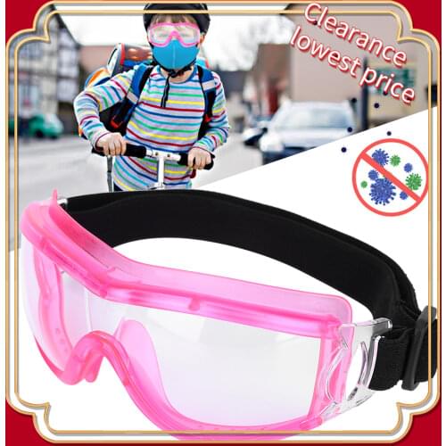 Children Anti-Fog Dustproof Adjustable Elasticity Waterproof Goggles Unisex Kid Cycling Windproof Protective Safety G Protect