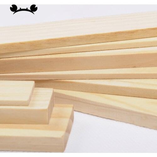 10pcs 25cm pine wood board DIY handmade wood sand table model building materials