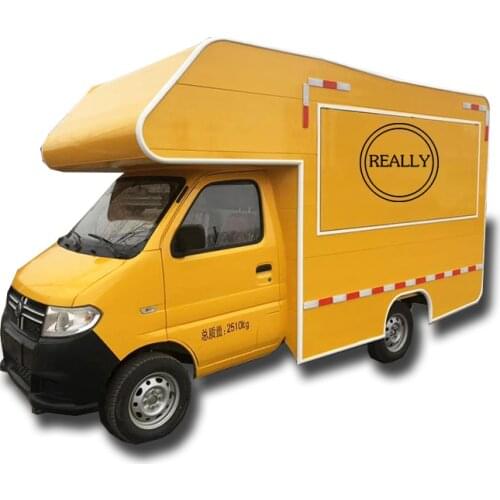 EXW Price 510*170*264 cm Hot sale mobile fuel food cart/gasoline food truck/gas food cart ice cream