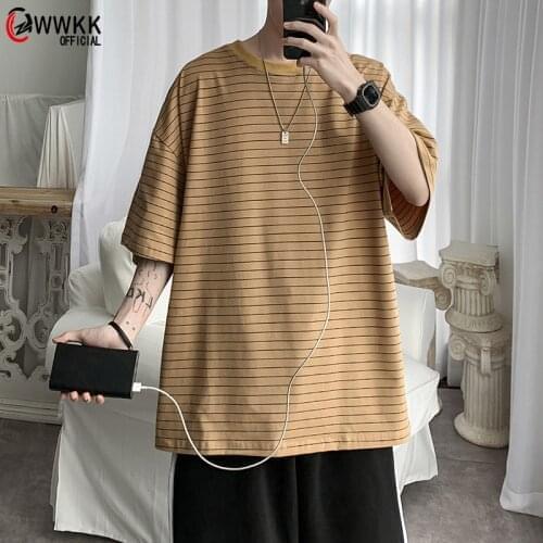 WWKK 2021 Oversized Men T Shirt Hip-Hop Cotton T-shirt O-neck Summer Japanese Male Causal Tshirts 5XL Fashion Loose Tees