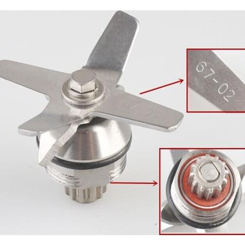 Blenders blades for TWK TM-767 TM-800 JTC-767 JTC-800 ect all jtc and VITAMIX blender 2 in 1 Stainless blade mixer spare parts