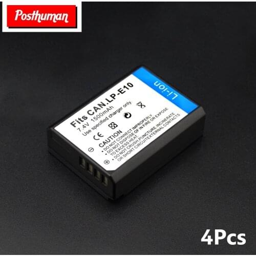 LP-E10 For Canon Camera 7.4 volts 1500mAh Li-polymer Rechargeable Battery SLR EOS 1100D 1200D 1300D T3 Rebel T5 Camera Batteries