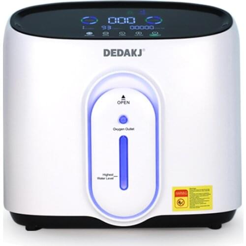 DEDAKJ NEW Q1W 1L-8L Home Care Oxygene Concentrator Portable Lightweight Nebulizer Low Operation Noise Oxygen Generator Machine
