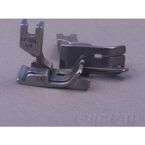 Presser Foot For Sewing Machine Lockstitch Parts Steel sp-18 Footer Line Ribs High And Low Size Of 1/4 Flat Carriage