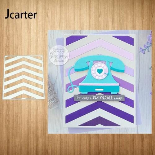 Rectangle Strip Background New Design Metal Cutting Dies Craft Stencil Diy Scrapbook Handmade Card Make Shape Album Decor Model