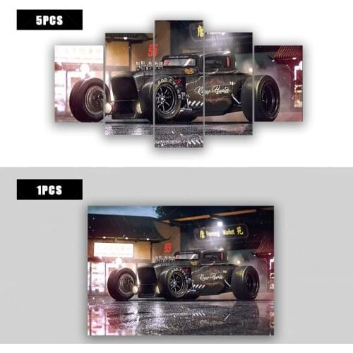 Modern Wall Art Picture Canvas Painting Rogue Hunter Hot Rod Tuning Car vintage Sport Car Posters and Prints for Home Room Decor