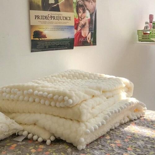 Super Nice Blanket Bedroom Blanket Lambswool Cover Blanket Living Room Casual Blanket