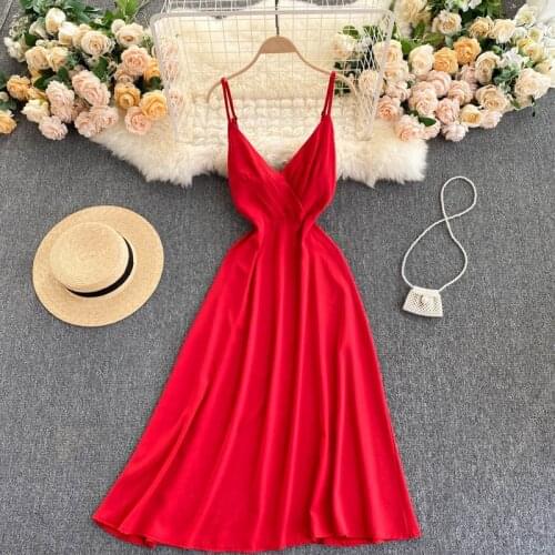 Teeuiear Boho v neck sexy spaghetti strap long Dress summer Party dress vestido de festa casual Women beach holiday tunic dress
