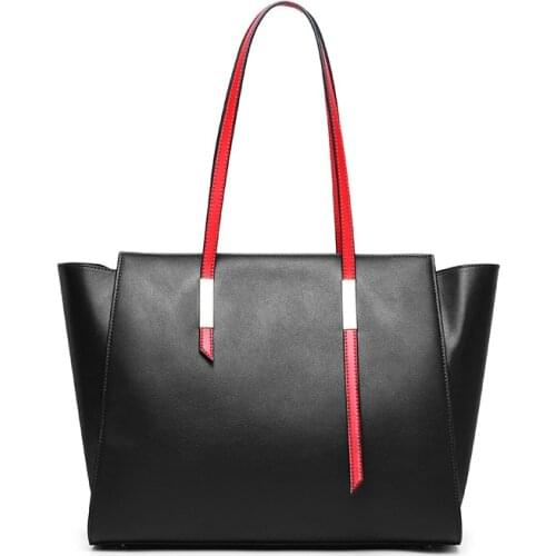 Womens Genuine Leathe Handbags Luxury Lady Hand Bags With Purse Pocket Women Messenger Bag Big Tote High Quality Brand Handbags