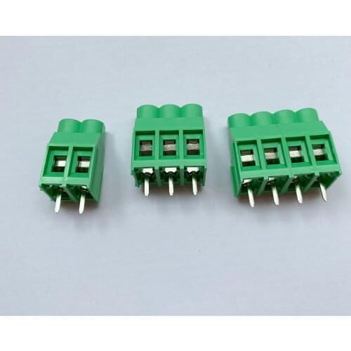 1pcs KF635 6.35MM 7.62MM 9.5MM Screw PCB Terminal Block Connector Pitch300V 30A Screw Terminal 2P 3P 4P 5P 6P 7P 8P