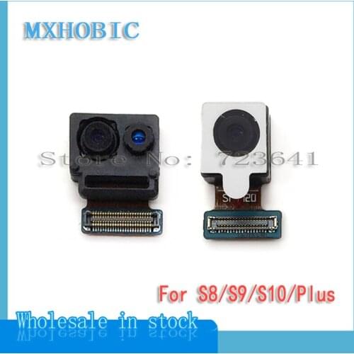 10pcs Front Camera for Samsung Galaxy S8 S9 S10 Plus S10E G950f G955f G960f G965f Small Facing Camera Module Flex Cable