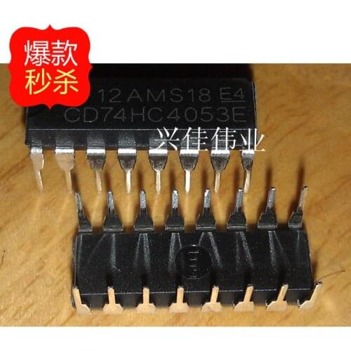 10PCS New 74HC4053N CD74HC4053E DIP-16 multiplexer / demultiplexer