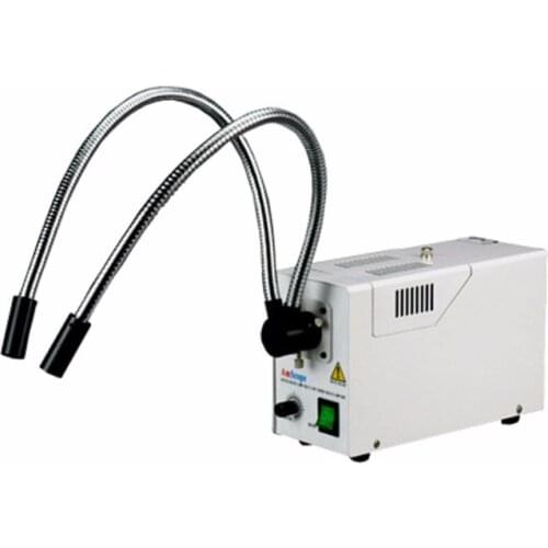 150W Fiber Optic Dual Gooseneck Microscope Illuminator