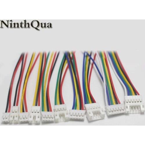 2Pair Micro JST PH 2.0 2P 3P 4P 5P 6PIN Male Female Plug Connector With Wire Cables 100mm