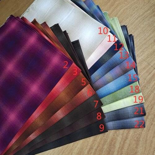 50*140cm Candy Japanese Yarn Dyed Cotton Fabric Basic Patchwork Purse Sewing Quilting Craft Tissue Trimming Upholstery Sewing