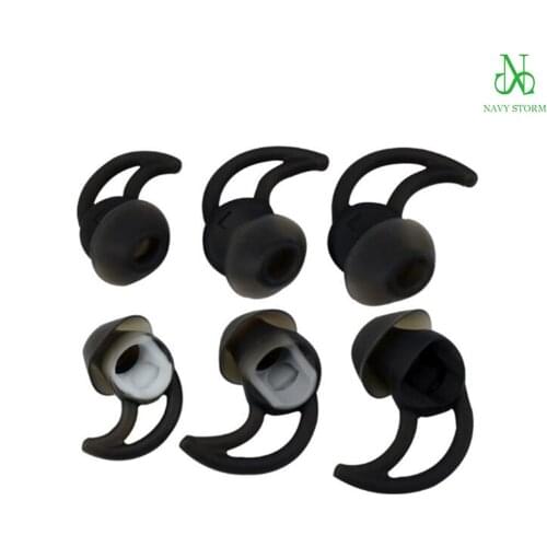 Eartips for Bose QC30 Soundsport QC20 QuietControl 20 SIE2 IE3 Replacement Noise Isolation Silicone Earbuds Tips 3 Pairs L/M/S