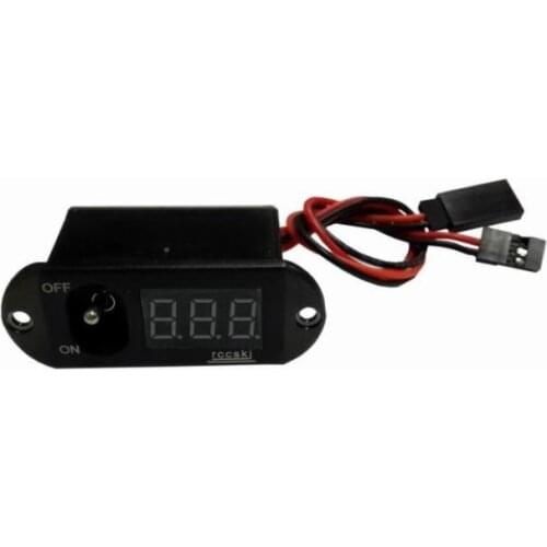 Rccskj Heavy Current Dual Charging Switch Fit FUTABA/ JR connector For RC Airplane Model