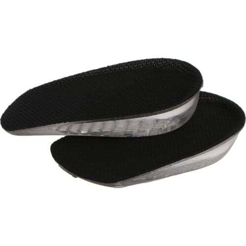 Gel Height Increase Shoes Inserts Insoles Pads Heel Lift Elevator Ankle Support