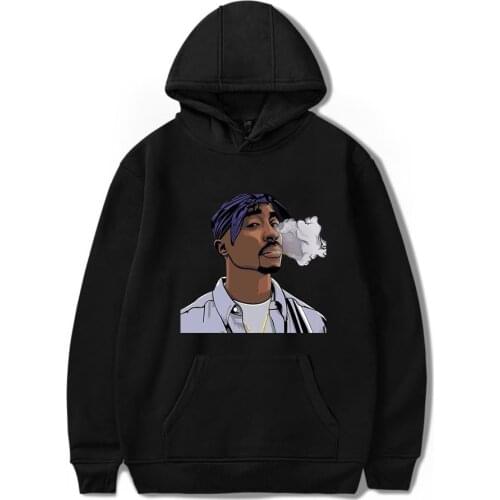 Tupac 2PAC Mens Hoodies Sweatshirt Creative Pullover Male Hoodie Fleece Winter Clothes Women Hip Hop Streetwear Tops Harajuku