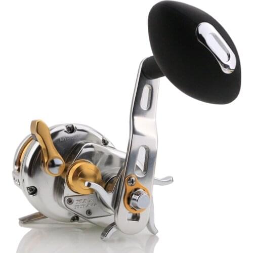 WSF06 Full Metal Slow Fishing Reel 8+1BB 6.3:1 Max 13kg Slow jigging reel Left hand Saltwater Trolling Reel