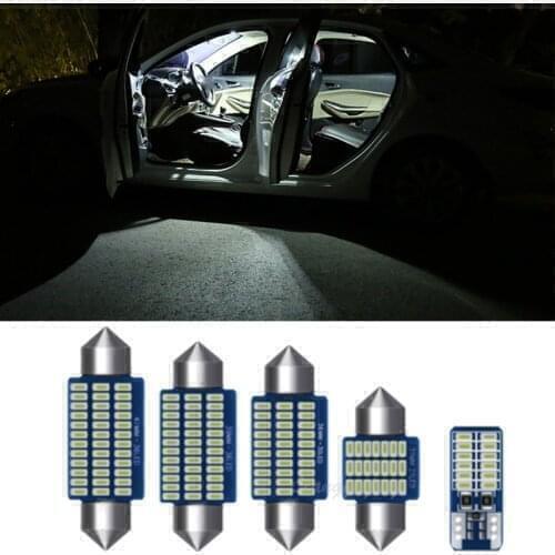 10Pcs LED Interior Lights Kit Canbus LED Dome Map Light For Hyundai Veracruz 2007-2012