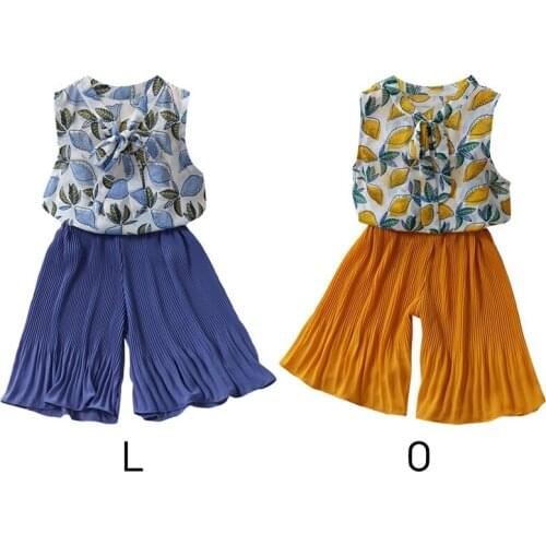 Baby Summer Clothing Newborn Baby Girl Solid Sleeveless Romper Top+Long Bell Pants Bottoms Outfits Ribbed Clothes Sets