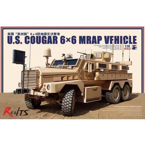 Meng Model 1/35 MG-SS-005 U.S. Cougar 6x6 MRAP Vehicle plastic model kit ss005