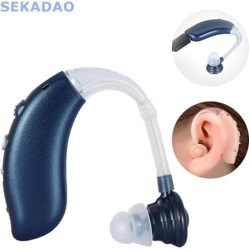 Mini Rechargeable Hearing Aid Digital BTE Hearing Aids Adjustable Tone Sound Amplifier Portable Deaf Elderly digital Hearing Aid