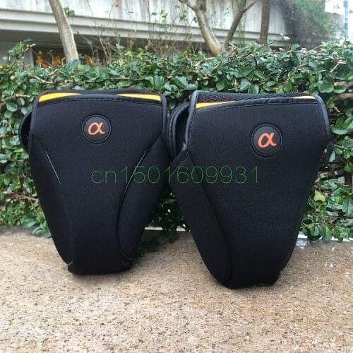 Neoprene Camera Liner Case Cover Pouch Package Protector for sony A7RII ILCE-7S 7M2 A68 A99 A7R3 A7R2 A6500 A6300 A6000 A5100