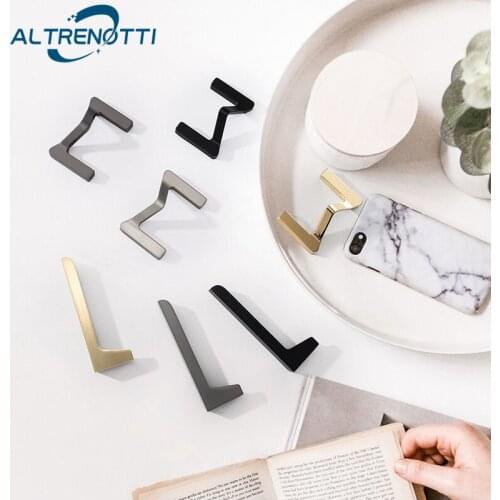 New Furniture Handle Creative Zinc Alloy Wardrobe Cabinet Door Pull Simple Modern Cupboard Drawer Kitchen Closet Knob Hardware