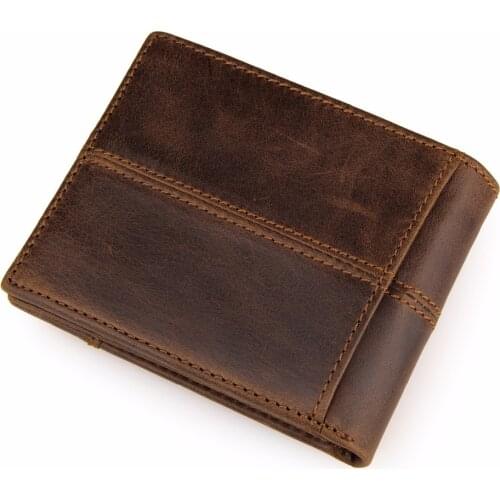 Wholesale Brand Genuine Leather Wallets Coin Pocket Wallet Women Zipper Real Mens Leather Wallet Wallet Femal With Coin Purse