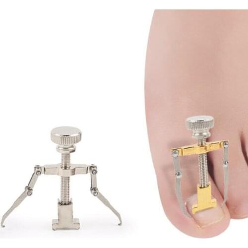 Pro Alloy Ingrown Toenail Toe Fixer Recover Correction Lifter Device Toenail Corrector Toe Clamp Pedicure Foot Nail Care Tool