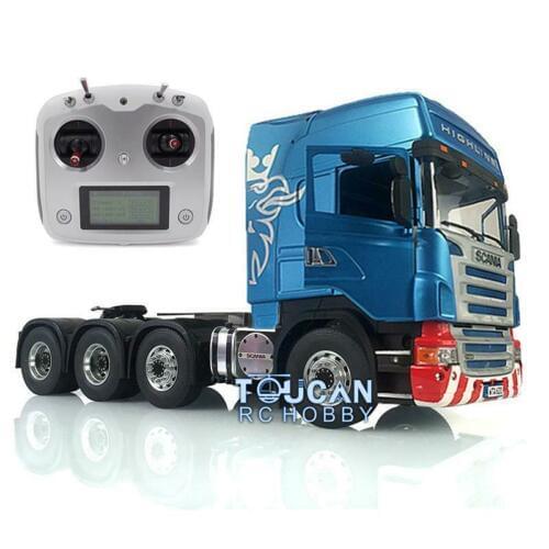 1/14 LESU Metal Chassis 8*8 RC Sca Tractor Truck Light Hercul Cabin Radio THZH0917-SMT3