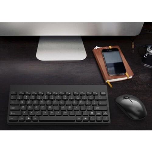 Adjustable Mechanical Keyboard 1500DPI Mouse Set for Laptop Computer Matte Optical Tracking Technology Wireless Keyboard Mouse