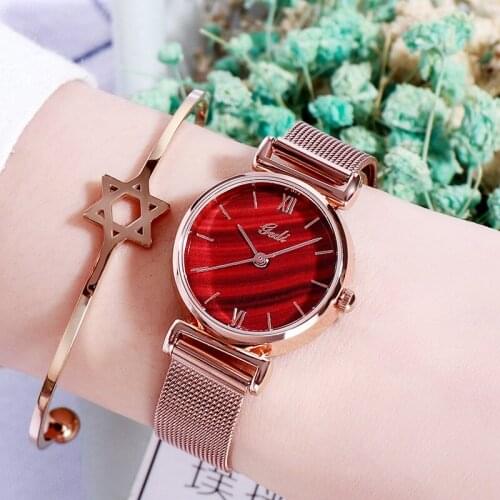 Women Wristwatch Milanese Watchband Stars Elegant Woman Watch Wild Ladies Watches Waterproof Quartz Watch dropshipping 2020
