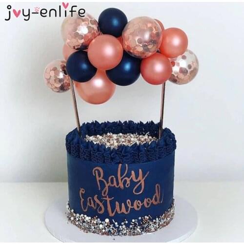 1set 5inch Balloon Arch Cake Topper Decorative Mini Balloon Cake Topper Kits Wedding Birthday Party Cake Decoration Supplies