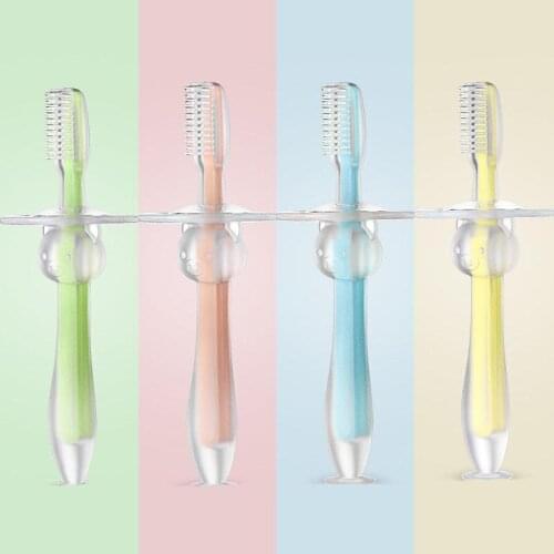 1PC Kids Soft Silicone Training Toothbrush High Quality Silicone Toothbrush and Environmentally Safe Infant Tooth Brush Rubber