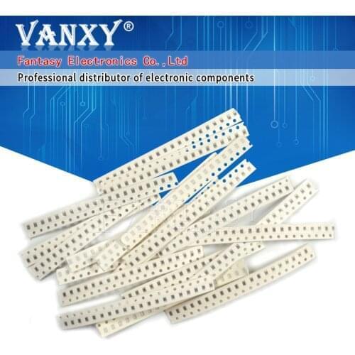 36values*20pcs=720pcs 0805 SMD Capacitor assorted kit 1pF~10uF component diy samples kit new and original