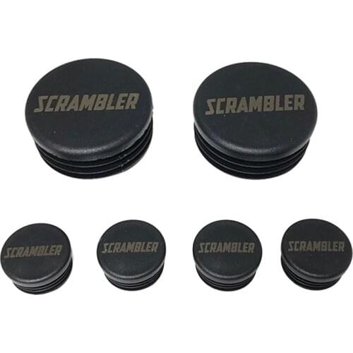 6PCS Frame Hole Cover Caps Plug Decorative Frame Cap Set fits For Ducati Scrambler 400 800 2014 2015 2016 2017 2018 2019
