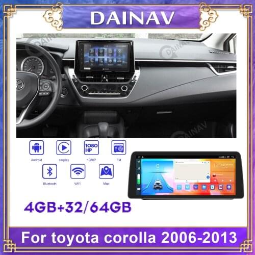 For toyota corolla 2006 2007 2008 -2013 Android car radio Player Multimedia Video Player GPS Navigator Stereo