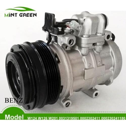 10P15C Auto AC Compressor For Mercedes Benz W124 W126 W201 0031319501 0002302411 003 131 95 01 000230241180 003131950180