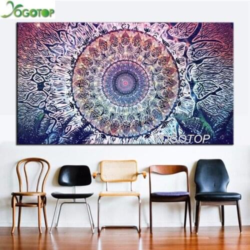 Large 5d Diamond Painting Buddha Psychedelic Trippy Art Diy Diamond Embroidery Full Mosaic Rhinestones Pictures fantasy YY1430